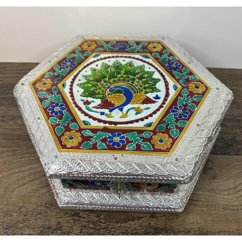 Vintage Indian Meenakari 9
